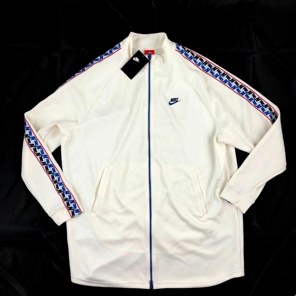 Nike- Taped Tab Poly Full Zip Track Jacket- NWT